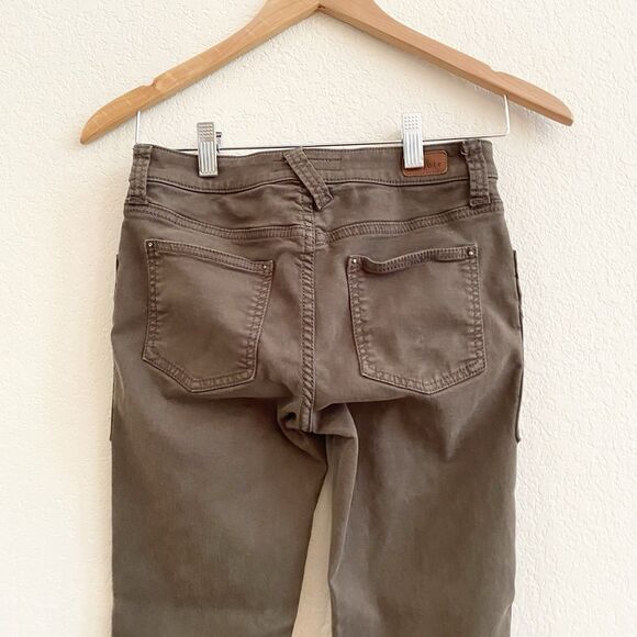 Joie Hazina Studded Skinny Ankle Pants Jeans Womens Size 24 Fatigue Green - Picture 7 of 12